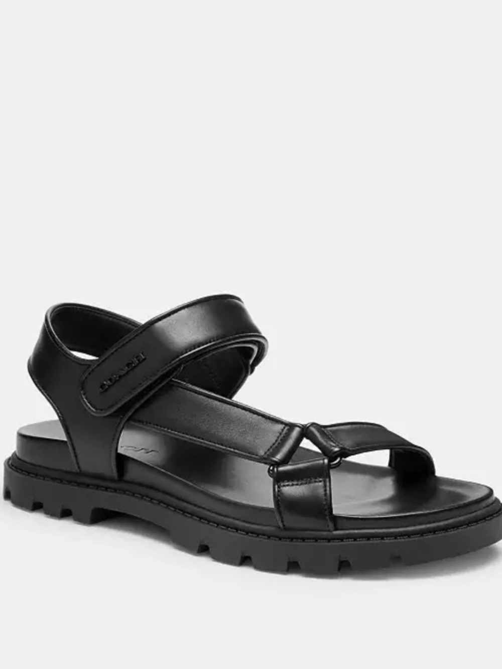 COACH Black Sporty Dad Sandals— Size 11 - Picture 3 of 7